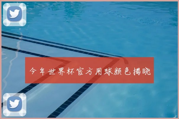 今年世界杯官方用球颜色揭晓