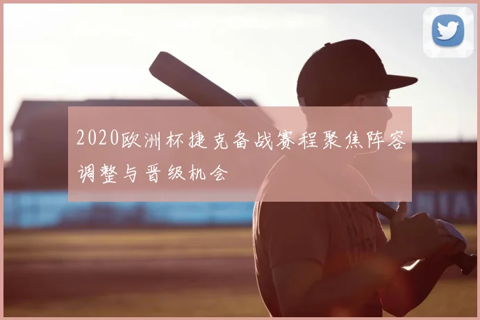 2020欧洲杯捷克备战赛程聚焦阵容调整与晋级机会